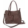 Torebka Damska Shopperka Pojemna A4 Modna Torba kuferek CH3327 Czekoladowa