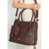 Torebka Damska Shopperka Pojemna A4 Modna Torba kuferek CH3327 Czekoladowa