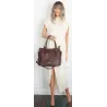 Torebka Damska Shopperka Pojemna A4 Modna Torba kuferek CH3327 Czekoladowa