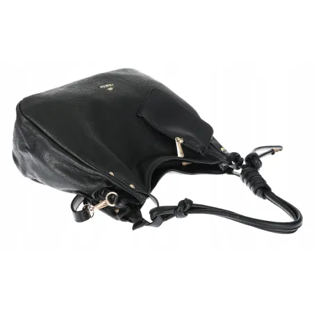 Torebka Damska CHARRO Shopperka Pojemna A4 Modna Torba Worek CH3318 Czarna