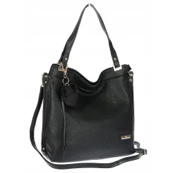 Torebka Damska CHARRO Shopperka Pojemna A4 Modna Torba CH855611 Czarna