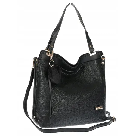 Torebka Damska CHARRO Shopperka Pojemna A4 Modna Torba CH855611 Czarna