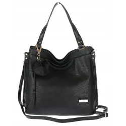 Torebka Damska CHARRO Shopperka Pojemna A4 Modna Torba CH855611 Czarna