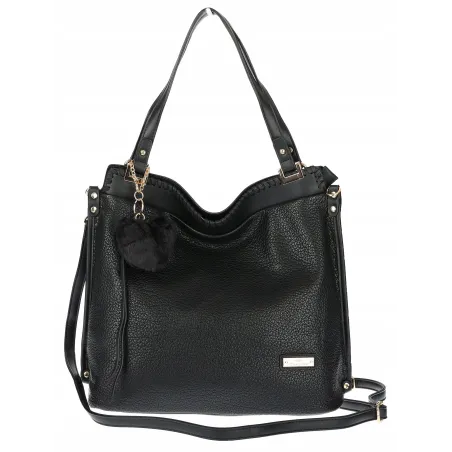 Torebka Damska CHARRO Shopperka Pojemna A4 Modna Torba CH855611 Czarna