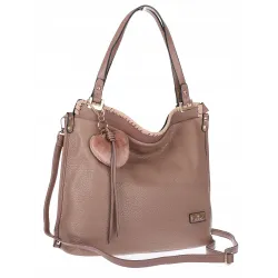 Torebka Damska CHARRO Shopperka Pojemna A4 Modna Torba CH855611 Różowa