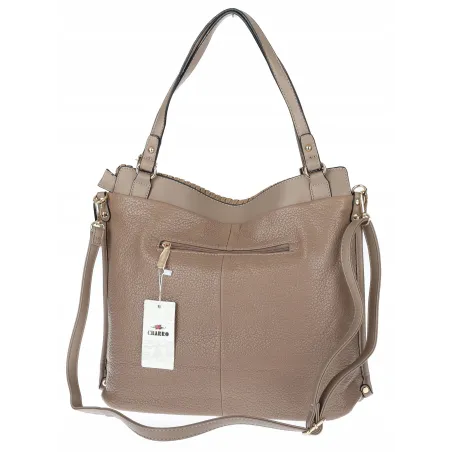 Torebka Damska CHARRO Shopperka Pojemna A4 Modna Torba CH855611 Beżowa