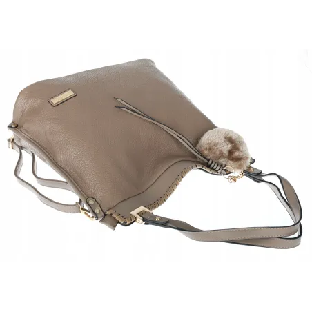 Torebka Damska CHARRO Shopperka Pojemna A4 Modna Torba CH855611 Beżowa