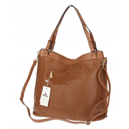 Torebka Damska CHARRO Shopperka Pojemna A4 Modna Torba CH855611 Brązowa
