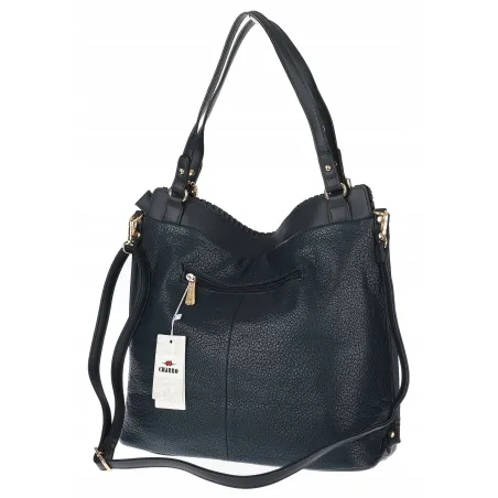 Torebka Damska CHARRO Shopperka Pojemna A4 Modna Torba CH855611 Granatowa