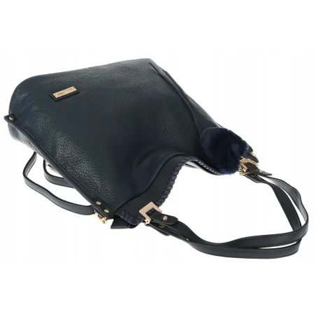 Torebka Damska CHARRO Shopperka Pojemna A4 Modna Torba CH855611 Granatowa