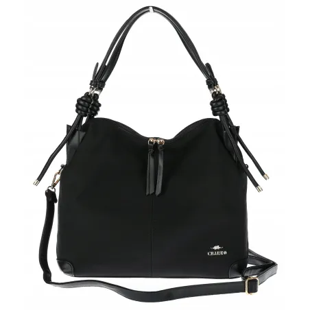 Torebka Damska CHARRO Shopperka Pojemna Duża A4 Modna Torba CH3311 Czarna