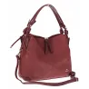 Torebka Damska CHARRO Shopperka Pojemna Duża A4 Modna Torba CH3311 Bordowa