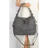 Torebka Damska CHARRO Shopperka Pojemna Duża A4 Modna Torba CH3311 Szara
