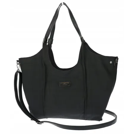 Torebka damska listonoszka worek na ramię duża pojemna torba CH7714 Czarna