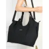 Torebka damska listonoszka worek na ramię duża pojemna torba CH7714 Czarna