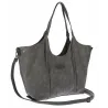 Torebka damska listonoszka worek na ramię duża pojemna torba CH7714 Szara