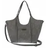Torebka damska listonoszka worek na ramię duża pojemna torba CH7714 Szara