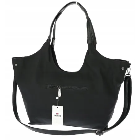 Torebka damska listonoszka worek na ramię duża pojemna torba CH7714 Czarna