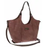 Torebka damska listonoszka worek na ramię duża pojemna CH7714 Czekoladowa