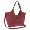 Torebka damska listonoszka worek na ramię duża pojemna torba CH7714 Bordowa