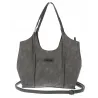 Torebka damska listonoszka worek na ramię duża pojemna torba CH7714 Szara
