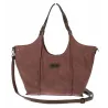 Torebka damska listonoszka worek na ramię duża pojemna CH7714 Czekoladowa