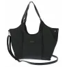 Torebka damska listonoszka worek na ramię duża pojemna torba CH7714 Czarna