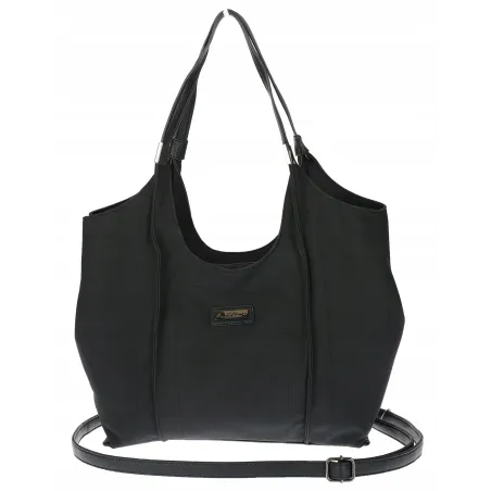 Torebka damska listonoszka worek na ramię duża pojemna torba CH7714 Czarna