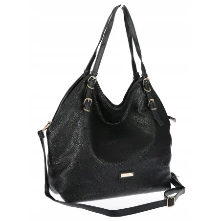Torebka Damska listonoszka worek na ramię duża pojemna torba CH5526 Czarna