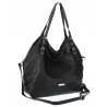 Torebka Damska listonoszka worek na ramię duża pojemna torba CH5526 Czarna