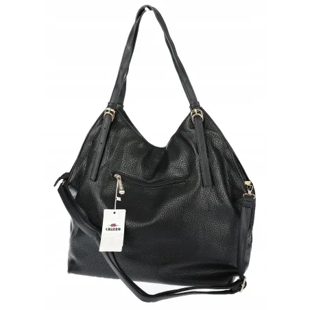Torebka Damska listonoszka worek na ramię duża pojemna torba CH5526 Czarna