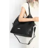 Torebka Damska listonoszka worek na ramię duża pojemna torba CH5526 Czarna
