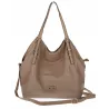 Torebka Damska listonoszka worek na ramię duża pojemna torba CH5526 Brązowa