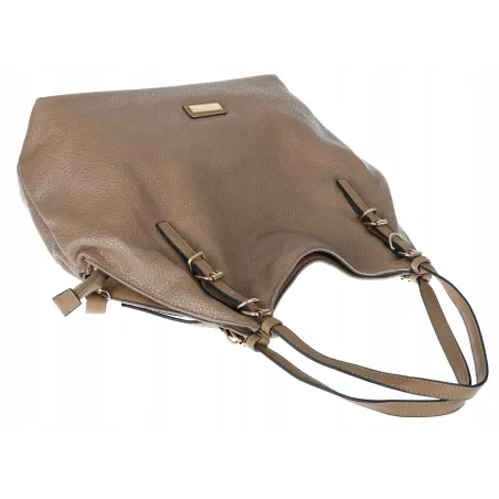 Torebka Damska listonoszka worek na ramię duża pojemna torba CH5526 Brązowa