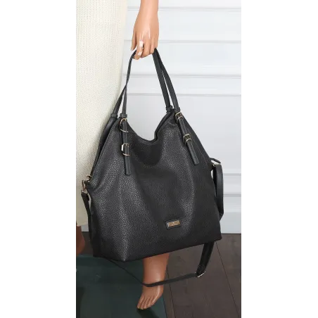 Torebka Damska listonoszka worek na ramię duża pojemna torba CH5526 Szara