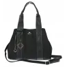 Torebka Damska Shopperka Pojemna Duża A4 Modna Torba kuferek CH339 Czarna