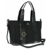 Torebka Damska Shopperka Pojemna Duża A4 Modna Torba kuferek CH339 Czarna