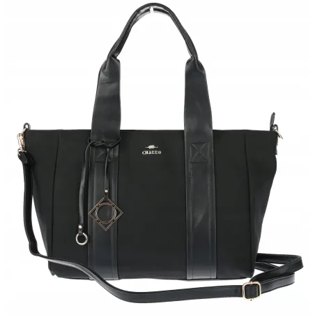 Torebka Damska Shopperka Pojemna Duża A4 Modna Torba kuferek CH339 Czarna