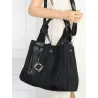 Torebka Damska Shopperka Pojemna Duża A4 Modna Torba kuferek CH339 Czarna