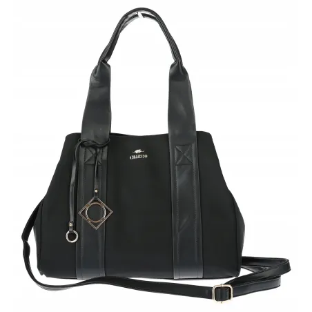 Torebka Damska Shopperka Pojemna Duża A4 Modna Torba kuferek CH339 Czarna