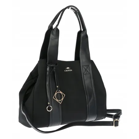 Torebka Damska Shopperka Pojemna Duża A4 Modna Torba kuferek CH339 Czarna