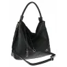 Torebka Damska listonoszka worek na ramię duża pojemna torba CH3324 Czarna