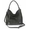 Torebka Damska listonoszka worek na ramię duża pojemna torba CH3324 Szary