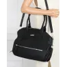 Torebka Damska Shopperka Kuferek Pojemna Duża A4 Modna Torba CH9912 Czarna