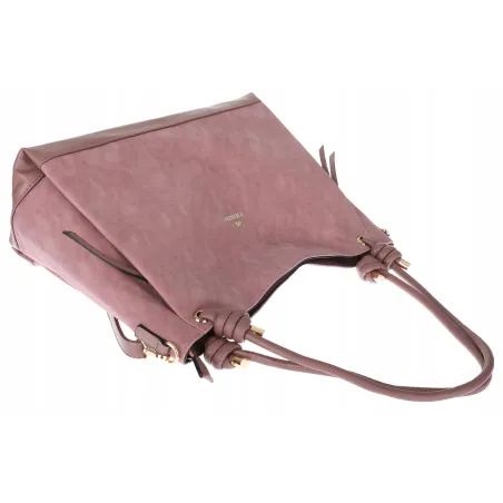 Torebka Damska Shopperka Worek Pojemna Duża A4 Modna Torba CH3312 Różowa