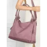 Torebka Damska Shopperka Worek Pojemna Duża A4 Modna Torba CH3312 Różowa