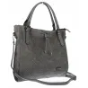 Torebka Damska Listonoszka Shopper Modna Duża Torba na Ramię CH6685 Szara