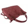 Torebka Damska Listonoszka Shopper Modna Duża Torba na Ramię CH6685 Bordowa