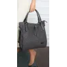 Torebka Damska Listonoszka Shopper Modna Duża Torba na Ramię CH6685 Szara