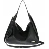 Torebka Damska listonoszka worek na ramię duża pojemna torba CH7718 Czarna